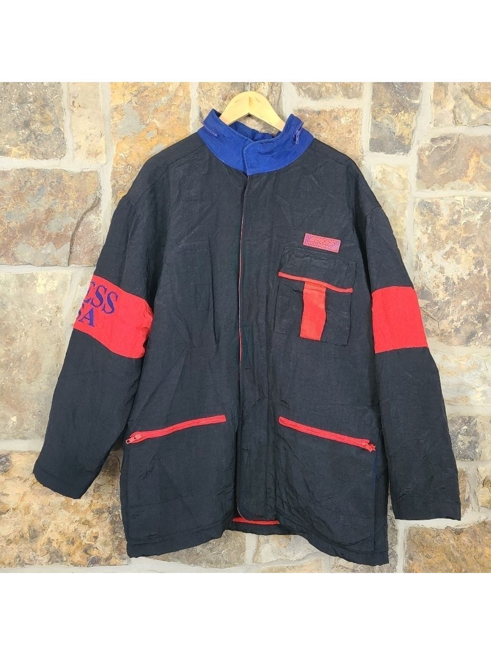 Guess L LARGE 90s Vintage Y2K Jacket Coat